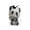 Cute Big-eyed Panda, variant on Foldable Laundry Hamper Bag with Handles Dirty Clothes Basket 12.6" x 11" x 22.7" Cute Animals in The Snow