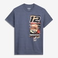 thumbnail image 2 of Men's Classic Ink Heather Navy Ryan Blaney #12 Delta T-Shirt, 2 of 3