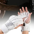 thumbnail image 4 of serony Gants de Boxe Respirants Équipement de Protection pour Hommes Femmes Sac de Frappe Main Démon Blanc, 4 of 9
