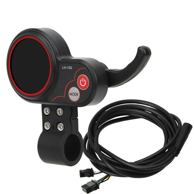 Octpeak Display Thumb Throttle 2 in 1 Speedometer Manual Control Panel for Electric Bike Scooter,Thumb Throttle with Display,Display with Thumb Throttle