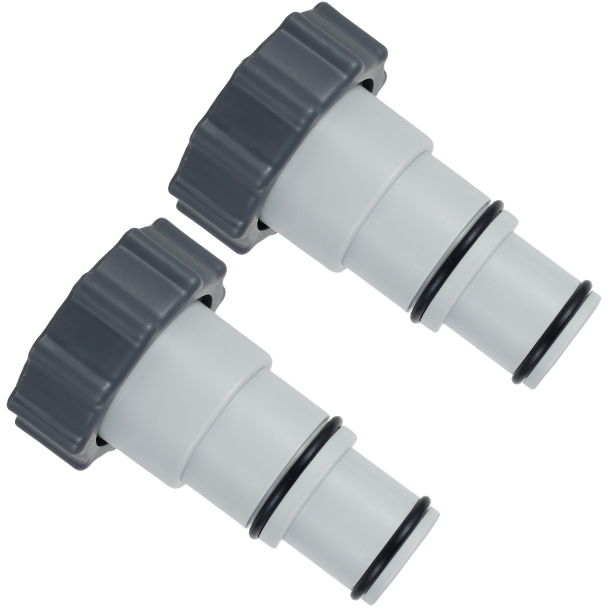 DANDELIONSKY 2pcs Replacement Hose Adapter with Collar for Threaded