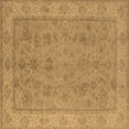 thumbnail image 1 of Ahgly Company Indoor Square Oriental Brown Traditional Area Rugs, 8' Square, 1 of 4