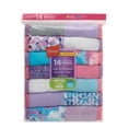 thumbnail image 2 of Hanes Girls' Tagless Super Soft Cotton Bikinis, 14 pack, Sizes 6-16, 2 of 6