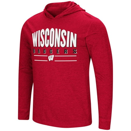 Colosseum Mens Wisconsin Badgers Long Sleeve Tee Shirt Hoo S Mens Wisconsin Badgers Long Sleeve Tee Shirt Hoo S