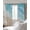 Lake Blue, variant on Turquoise Waves Coastal Blackout Curtains for Bedroom/Living Room, Thermal Insulated Kitchen Curtains, Seaside Summer Beach Ocean Grommet Darkening Window Treatment Drapes 27.5"x39"x2