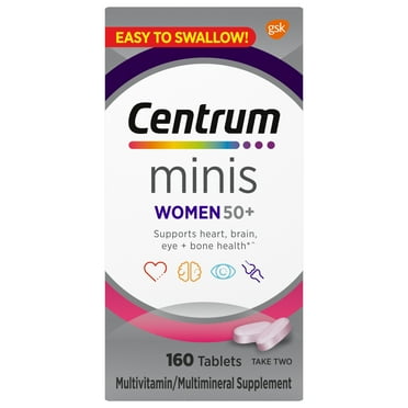 Centrum Minis Women 50 Plus Multivitamin Supplement Tablets, 160 Count