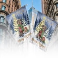 thumbnail image 4 of Merry Christmas Wirehaired Pointing Griffon Snowy Winter with Tree Decorations House Flag 28x40in Double Sided Dog Lover Outdoor Decor - 12020, 4 of 5