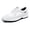 White, variant on Men's Waterproof Golf Shoes with Spiked Outsole, Breathable Synthetic Upper, White/Blue
