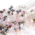 thumbnail image 2 of 1Box 500Pcs 5 Colors Mixed Styles Glass Beads Faceted Rondelle Mixed Color 100pcs/color, 2 of 7