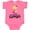 Hot Pink, variant on Inktastic Cleft Palate Cleft Lip Support Lion Boys or Girls Baby Bodysuit