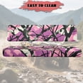 thumbnail image 4 of HUIACONG Purple Camo Hunt UTV Seat Covers Waterproof Easy to Install UTV Seat Covers Protector Non-Slip Soft Fit for Kawasaki Mule 4010, 4 of 7