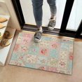 thumbnail image 2 of Pioneer Flower Floral Print Pattern Door Rugs,Washable Non Slip Door Mats Indoor,Decorative Door Mats,Entry Mat Indoor for Entrance,Bedroom,Kitchen,Bathroom,16"x24", 2 of 6