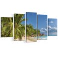 thumbnail image 2 of Anse Georgette Plage Bleu Foncé - Grande Impression sur Toile, 2 of 3