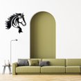 thumbnail image 3 of IH Casa Decor Metal Black Wall Decor Horse Head, 3 of 3