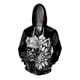 thumbnail image 3 of Sudadera con capucha informal de otoño para hombre, ropa Y2k, sudadera con estampado de calavera y cabeza de oveja, sudadera holgada con capucha y cremallera, ropa para hombre, 3 of 4