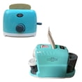 thumbnail image 2 of Electrodomésticos de Juguete Cocinita Cafetera con Cápsulas y Tostadora con panes, Color Azul, 2 of 7