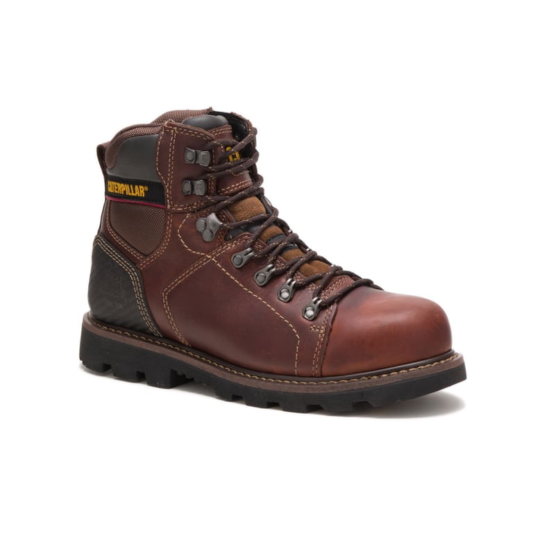 Caterpillar Alaska 2.0 Brown Leather Work Boots Caterpillar Men main image 3