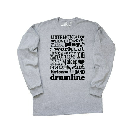 Drumline Marching Band Percussion Gift Long Sleeve