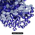 thumbnail image 3 of Uxcell Hotfix Rhinestones Flatback Crystal Glass Gems for Craft Clothes DIY Decoration Deep Blue 4.8mm, 3 of 5