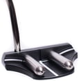 thumbnail image 3 of Rife Golf Right Handed Black Two Bar Mallet Putter Patented Roll Groove Technology with Adjustable Weight System. Heel Shaft with Double Bend Makes It Perfect for Lining up Your Putts (Right, 33), 3 of 8