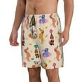 thumbnail image 2 of Pofeuu Dogs In Different Poses Prin Men's Swim Trunks Quick Dry Bathing Suit Swimming Board Shorts Mesh Lining Beach Swimwear-Small, 2 of 6