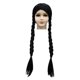 thumbnail image 1 of Girls Wednesday The Addams Family Costume Fancy Mash Dress Kids Birthday Party, 1 of 2