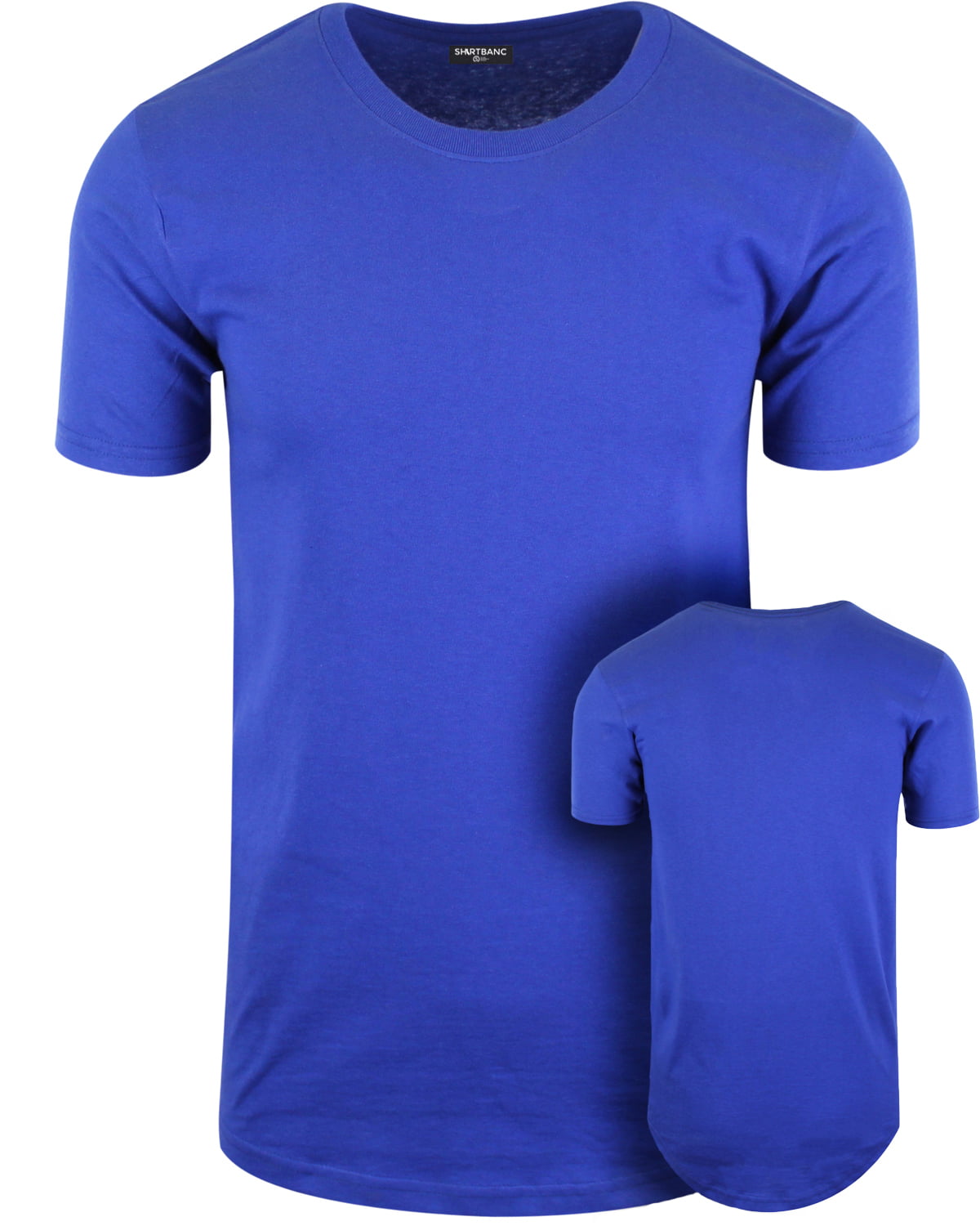 Royal Blue Mens Hipster Hip Hop Long Drop Tail T Shirts - Walmart.com