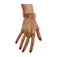 thumbnail image 4 of Women Gold Metal Hand Chain BOSS Bracelet Ring Fashion Jewelry, 4 of 8
