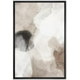 thumbnail image 2 of PixonSign Framed Wall Art Pastel Grunge Watercolor Gray Abstract Artwork Colorful Oil Paintings Modern Canvas Prints Minimalism Contemporary Nordic Decorative for Rooms - 24"x36" Black, 2 of 5