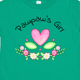 thumbnail image 4 of Inktastic Pawpaw's Girl- Heart Flowers Girls Toddler T-Shirt, 4 of 5