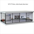 thumbnail image 2 of 1/64 Diorama Car Garage Model, LED Lighting Parking Lot Scene Building Model, Diecast Modell Cars Display Case, Gift, Toy, 2 of 17