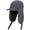 Pl15-gray, variant on Waterproof Trapper Hat with Brim Men Women Ushanka Hats Fleece Winter Warm Trooper Ski Hat Visor Ear Flap Hat