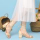 thumbnail image 2 of Sandalias de tacón medio grueso Perphy Beige 35, 2 of 6