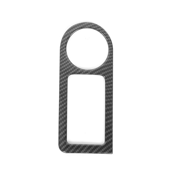 Cubierta de ajuste de faros Jadeshay para HYUNDAI GRAND STAREX H1 2019 Textura de fibra de carbono