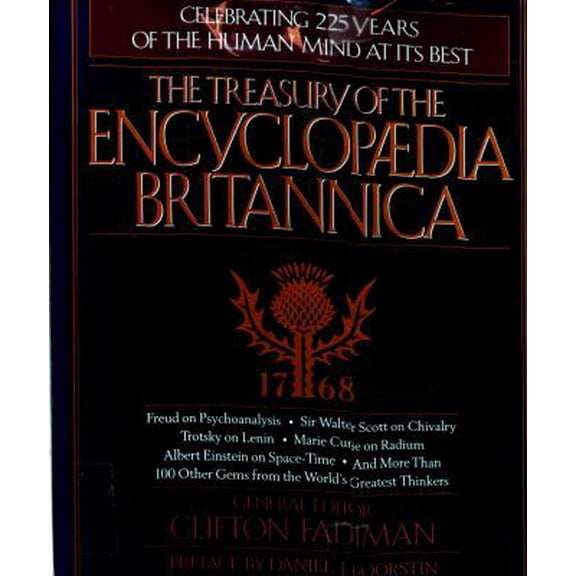 Pre-Owned The Treasury of the Encyclopaedia Britannica (Paperback) 0670835684 9780670835683