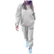 thumbnail image 1 of Conjunto de chándal de mujer con estampado de letras de 2 piezas: camiseta de manga larga con cuello redondo y pantalones holgados, informal/deportivo, otoño/invierno (S-XL), 1 of 6