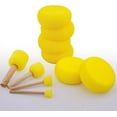 thumbnail image 2 of 28 Pieces Round Sponge Brush, Artist Painting Foam Sponge for Watercolor, Crafts, Face Painting, 2 of 5