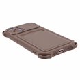thumbnail image 5 of KAIYANG Serie HRX para iPhone 15 Funda de TPU con ranura para tarjetas, resistente a caídas (corte preciso), estilo A, iPhone 15 marrón, 5 of 5