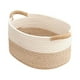thumbnail image 1 of Cestas tejidas de cuerda de algodón Cesta nórdica sencilla para guardería Cesta de almacenamiento de cuerda tejida 22cmx16cmx11cm, 1 of 9