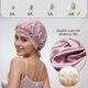 thumbnail image 2 of Gorro de seda Cocheng, 100% seda de morera, doble cara, color rosa frijol, 2 of 7