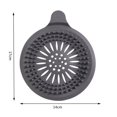 thumbnail image 5 of BUYISI Multi Purpose Hair Catcher For Showers And Sinks With Strong Suction Feature Dark Grey, 5 of 5