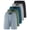Set 4, variant on 5 Pack Men's 7" Dry Fit Shorts Athletic Basketball Running Gym Workout