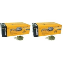 BOSTITCH CR3DGAL 1-1/4-Inch Smooth Shank 15 Inch Coil Roofing Nails, 7,200-Qty. 2-Pack