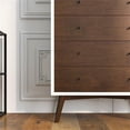 thumbnail image 6 of Francesca Bedroom Furniture 5 Drawers Tall White Dressers and Closet Organizer, 6 of 7