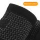 thumbnail image 4 of KAKOWELY 1 par de tobilleras elásticas de algodón transpirables que absorben el sudor, unisex, para yoga, baile, fútbol y patinaje, color negro., 4 of 4