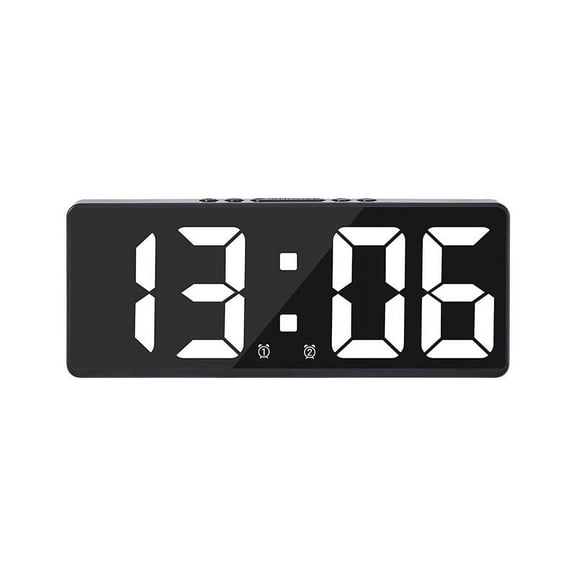 Gecau Multi Function LED Alarm Clock Student Dormitory Small Budget-Friendly ti Group Alarm Clock Yellow 6.4x2.8 Inch Home Stuff