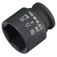 thumbnail image 1 of Unique Bargains 3/8' Drive by 20mm 6-Point Impact Shallow Socket, CR-MO Standard Metric Sizes, 1 of 5