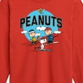 thumbnail image 3 of Peanuts - Snoopy and Friends Skiing - Toddler And Youth Long Sleeve Graphic T-Shirt, 3 of 6