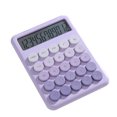 thumbnail image 1 of Calculadora de escritorio Pantalla LCD grande de 12 dígitos Botón redondo grande, 1 of 8
