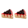 thumbnail image 1 of Bewildely 2 piezas de imitación de panadería PVC fruta huevo modelo función práctica adhesivo para refrigerador decoraciones triangulares Juguetes frambuesas negras, 1 of 6